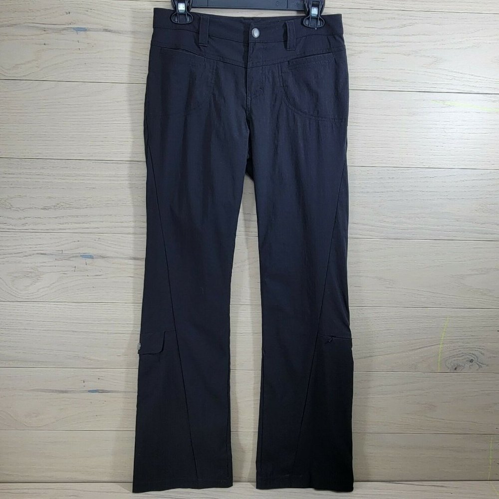 Athleta Cargo Style Nylon Pants Size 6 Tall, No Fading